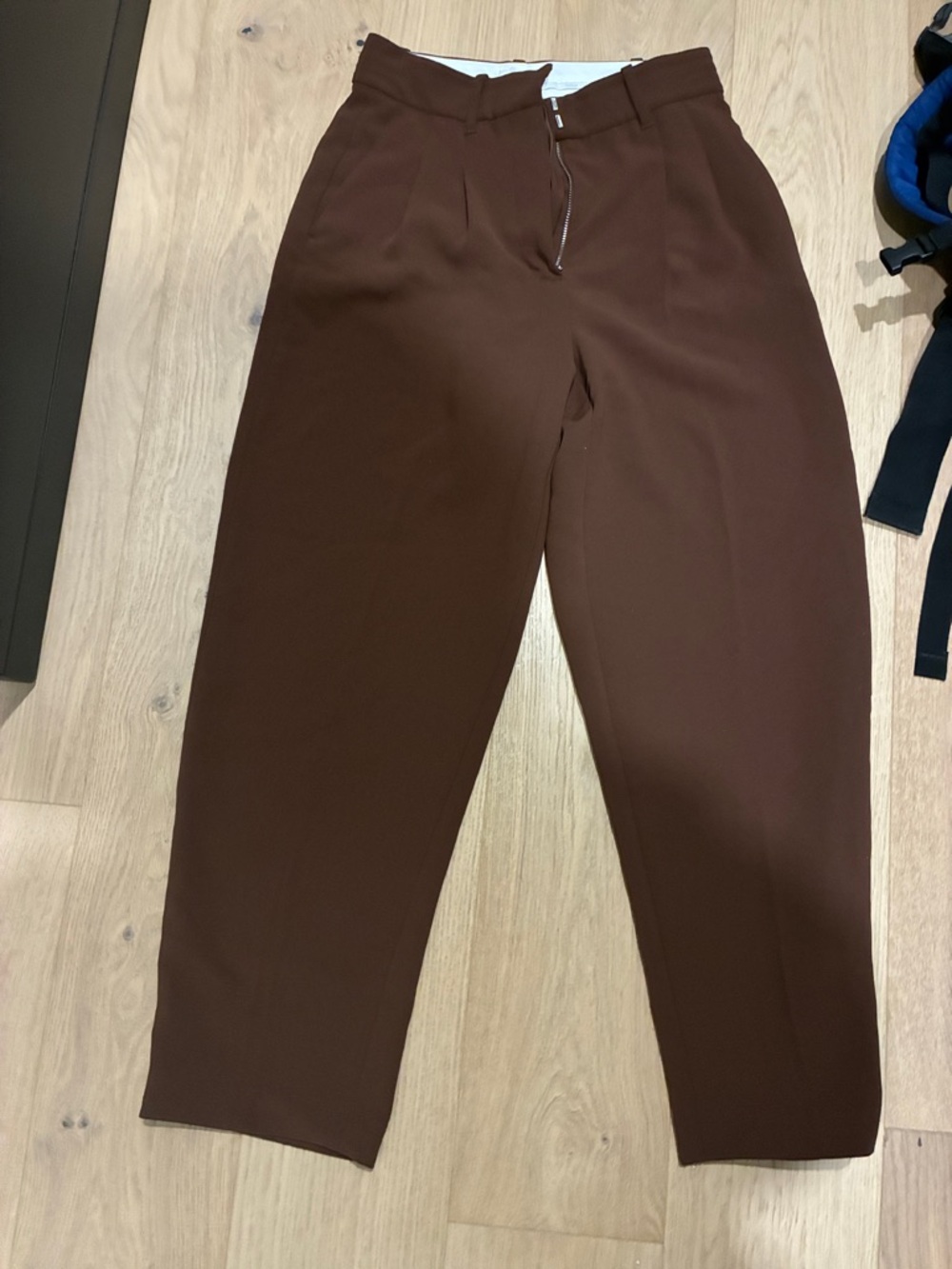 Wilfred Wide Leg Pants in Rich Brown